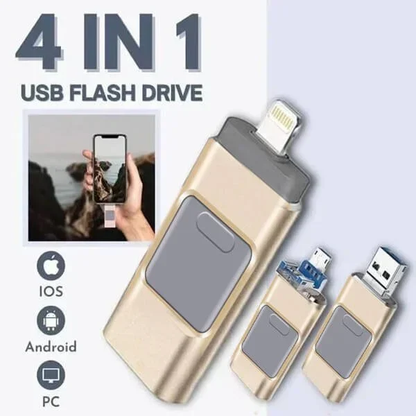 🔥4 In 1 High Speed USB Multi Drive Flash Drive⚡️-Buy 2 Get Extra 15% OFF👍